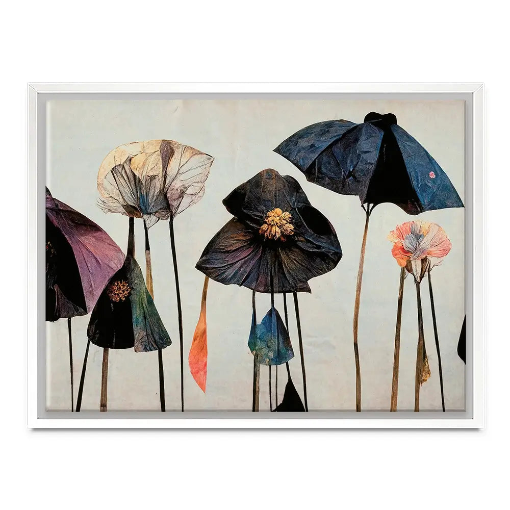 Dry Umbrella Flowers Canvas Print Dry Umbrella Flowers Canvas Print wall art product Treechild