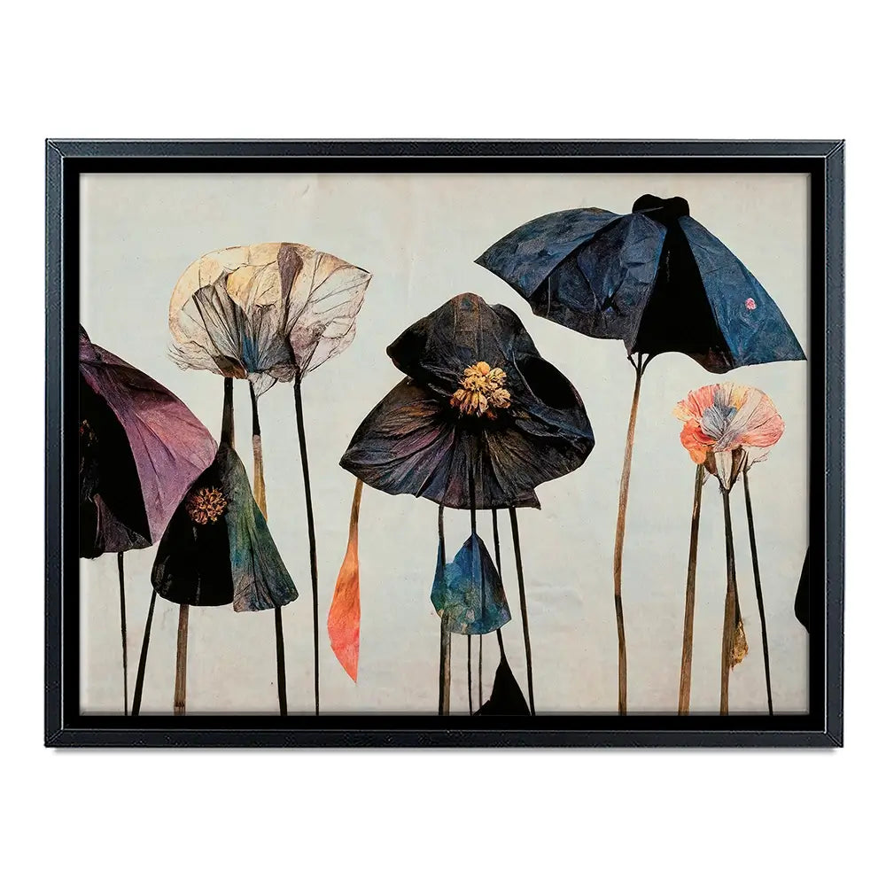 Dry Umbrella Flowers Canvas Print Dry Umbrella Flowers Canvas Print wall art product Treechild