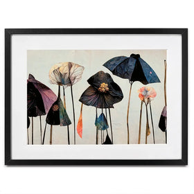 Dry Umbrella Flowers Framed Art Print Dry Umbrella Flowers Framed Art Print wall art product Treechild