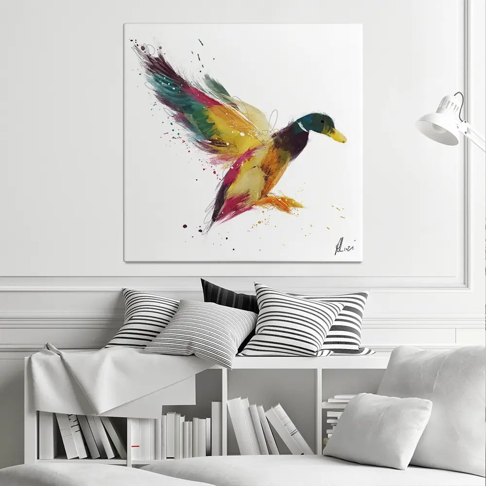 Duck Canvas Print Duck Canvas Print wall art product Aimee Linzi