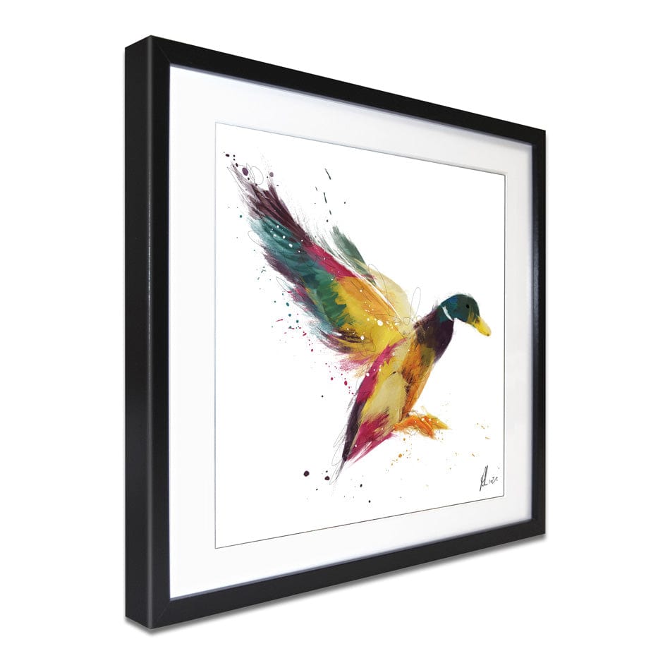 Duck Framed Art Print wall art product Aimee Linzi