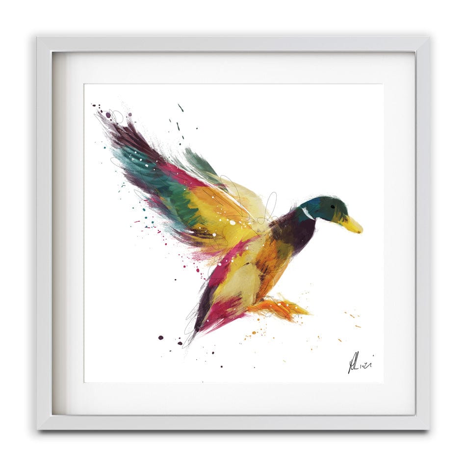 Duck Framed Art Print wall art product Aimee Linzi