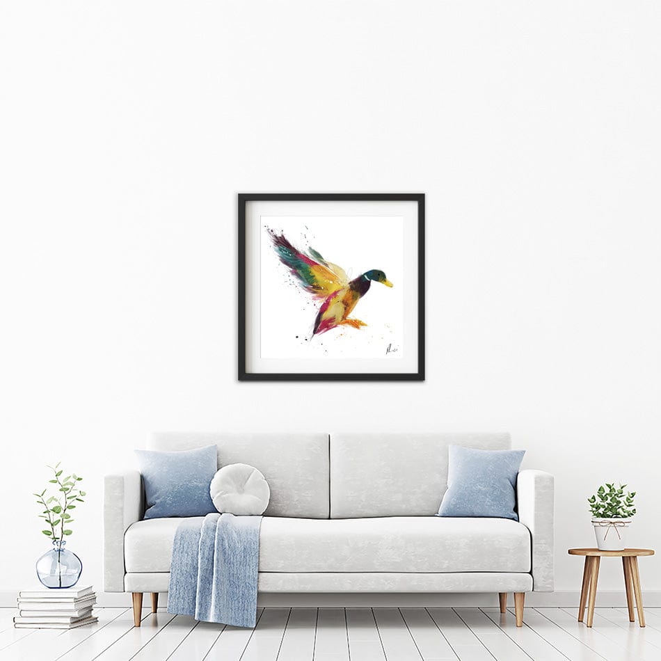 Duck Framed Art Print wall art product Aimee Linzi