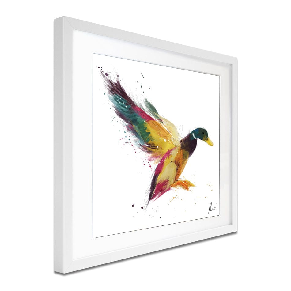 Duck Framed Art Print wall art product Aimee Linzi