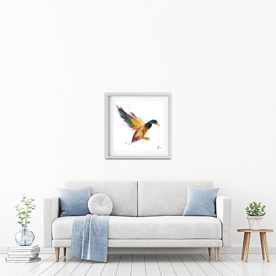 Duck Framed Art Print wall art product Aimee Linzi