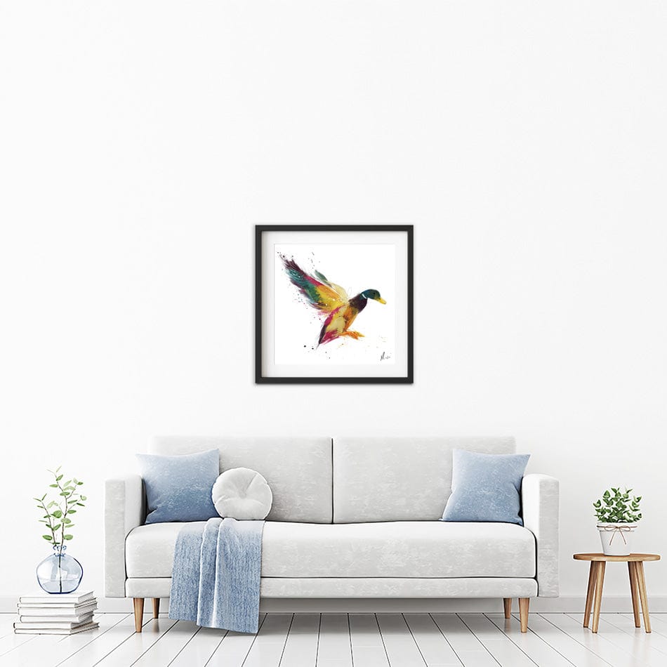 Duck Framed Art Print wall art product Aimee Linzi