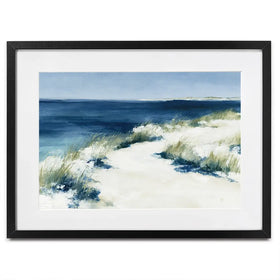 Dune Grasses At Tide Framed Art Print Dune Grasses At Tide Framed Art Print wall art product Chromatic Storm Studio