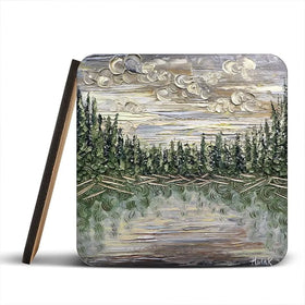 Dusk To Dawn Coaster Set Dusk To Dawn Coaster Set wall art product Nada Khatib