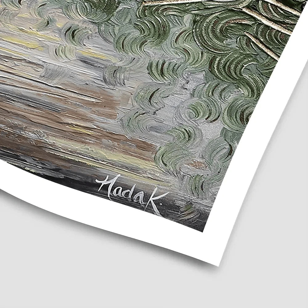 Dusk To Dawn Square Art Print Dusk To Dawn Square Art Print wall art product Nada Khatib