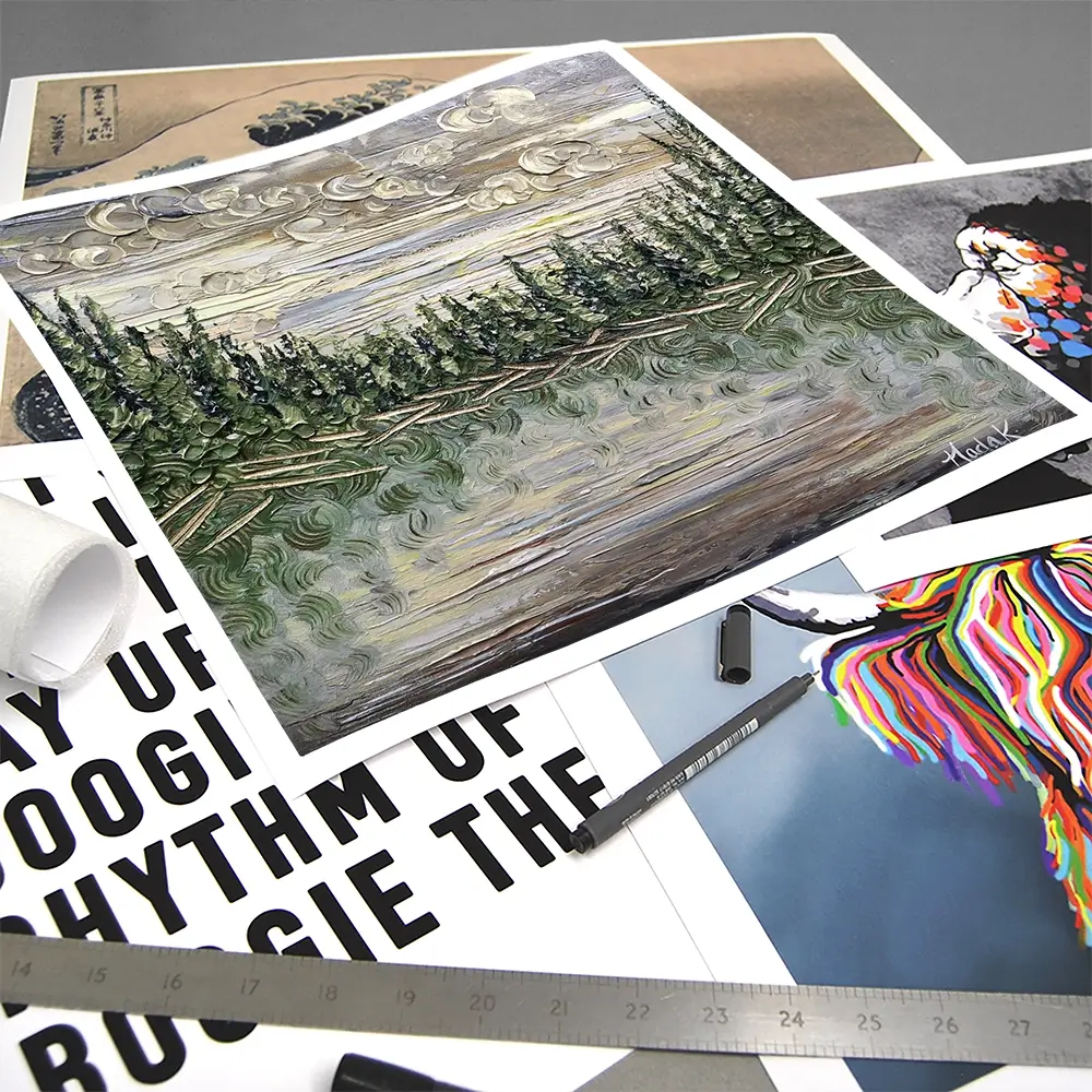 Dusk To Dawn Square Art Print Dusk To Dawn Square Art Print wall art product Nada Khatib