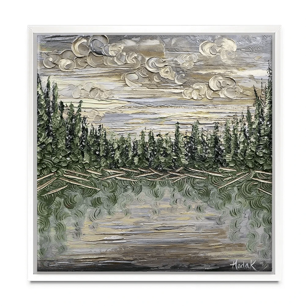 Dusk To Dawn Square Canvas Print Dusk To Dawn Square Canvas Print wall art product Art Print Shop