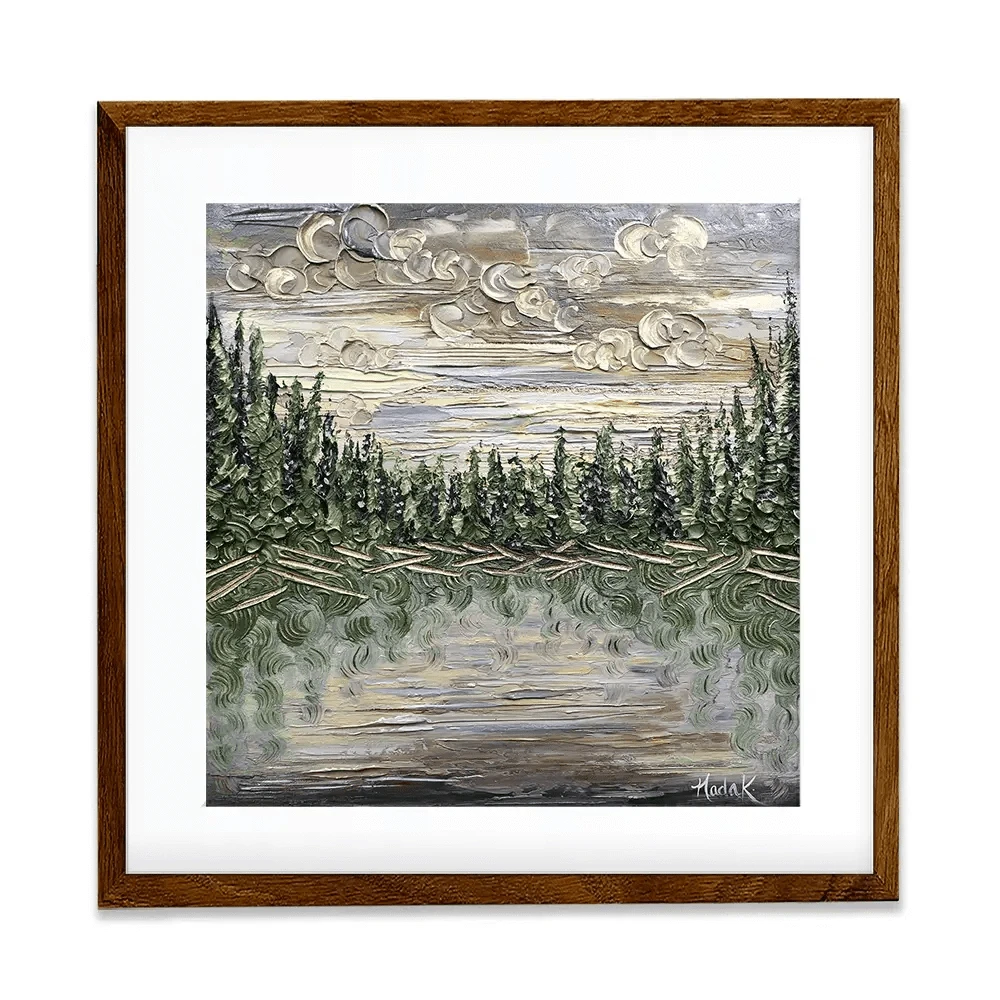 Dusk To Dawn Square Framed Art Print Dusk To Dawn Square Framed Art Print wall art product Nada Khatib