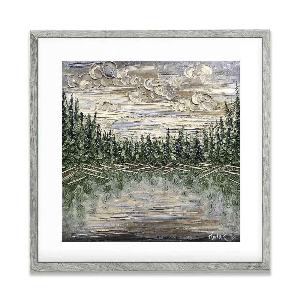 Dusk To Dawn Square Framed Art Print Dusk To Dawn Square Framed Art Print wall art product Nada Khatib