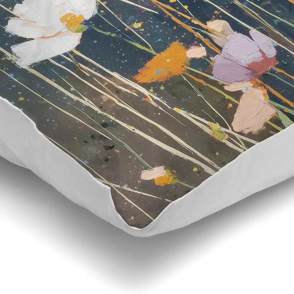 Dusk Wildflowers Cushion Dusk Wildflowers Cushion wall art product Chromatic Storm Studio