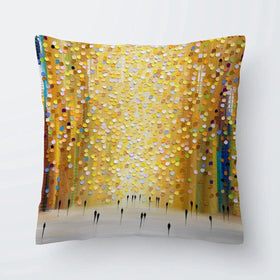 Dusks Embrace Cushion Dusks Embrace Cushion wall art product Ekaterina Ermilkina