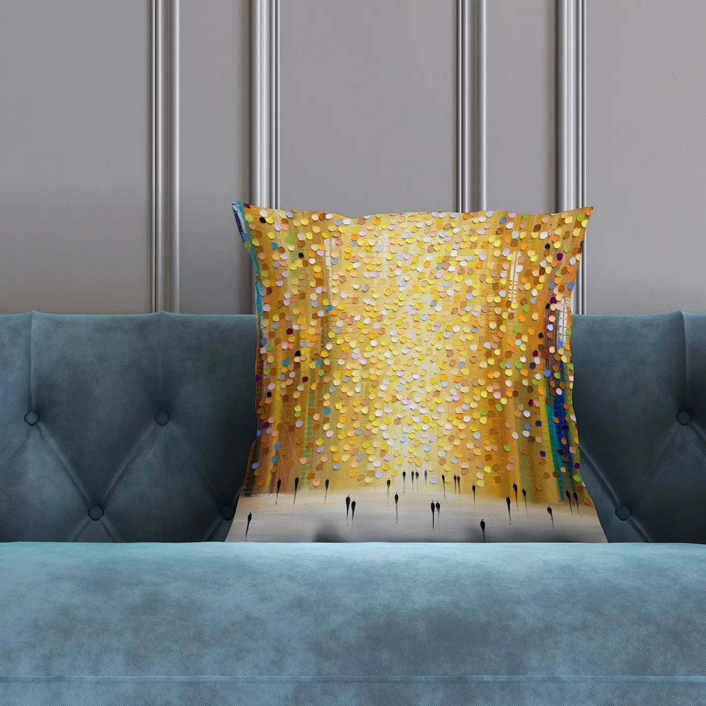 Dusks Embrace Cushion Dusks Embrace Cushion wall art product Ekaterina Ermilkina