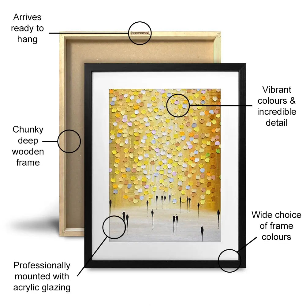 Dusks Embrace Framed Art Print Trio Dusks Embrace Framed Art Print Trio wall art product Ekaterina Ermilkina