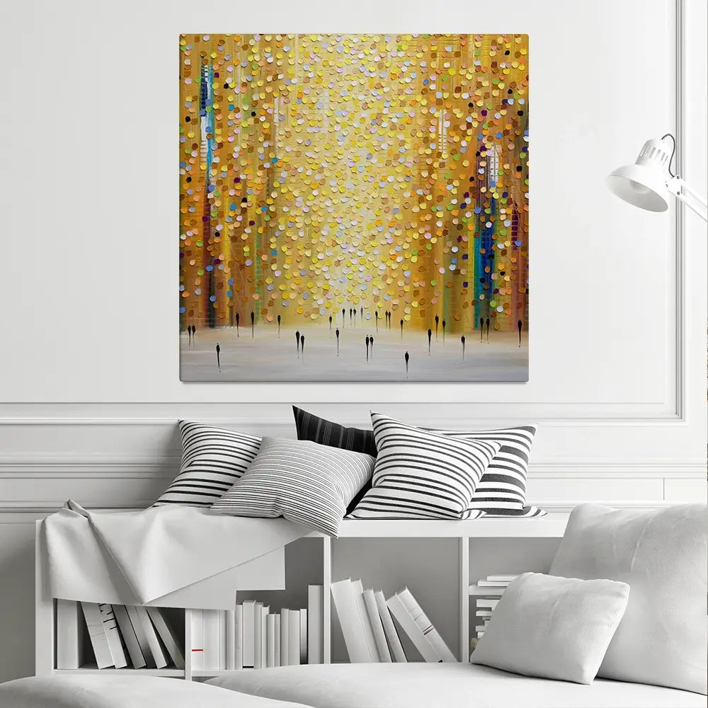 Dusks Embrace Square Canvas Print Dusks Embrace Square Canvas Print wall art product Ekaterina Ermilkina