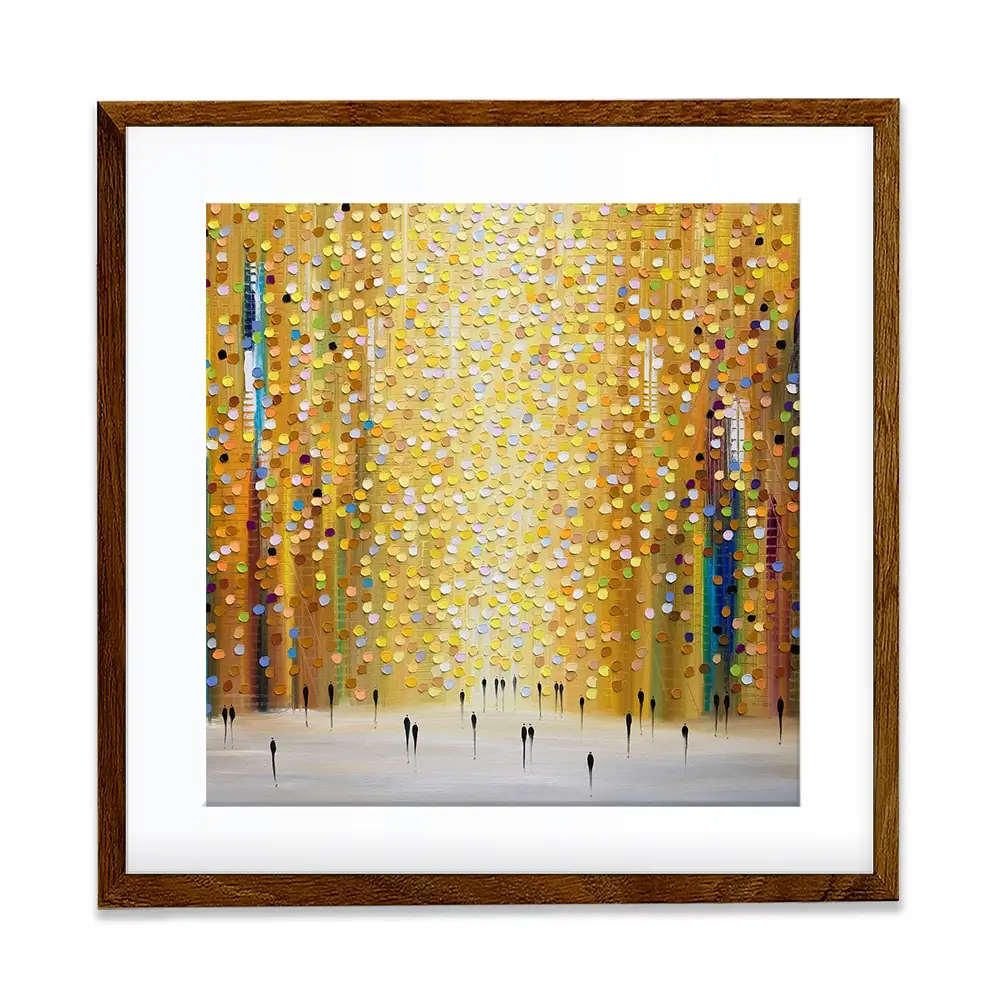 Dusks Embrace Square Framed Art Print Dusks Embrace Square Framed Art Print wall art product Ekaterina Ermilkina