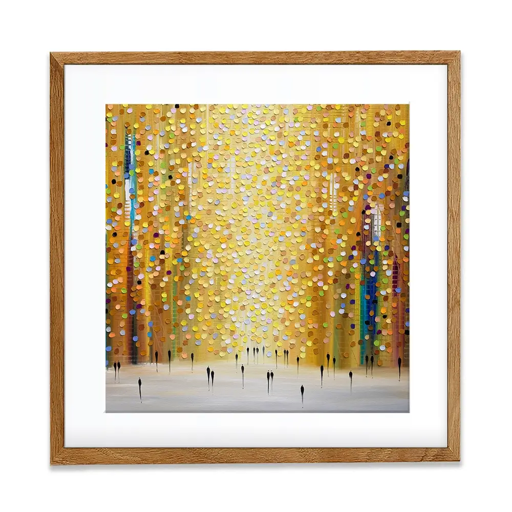 Dusks Embrace Square Framed Art Print Dusks Embrace Square Framed Art Print wall art product Ekaterina Ermilkina