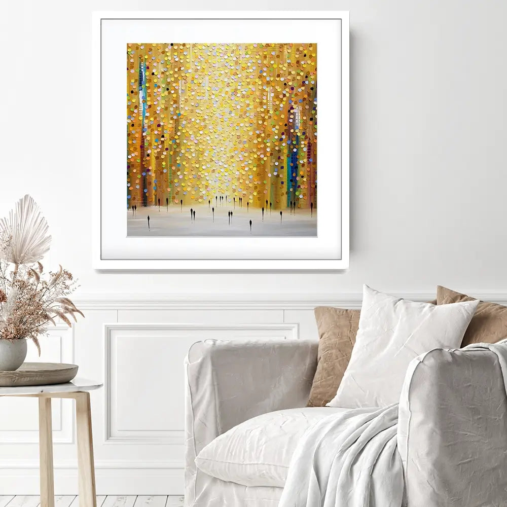 Dusks Embrace Square Framed Art Print Dusks Embrace Square Framed Art Print wall art product Ekaterina Ermilkina