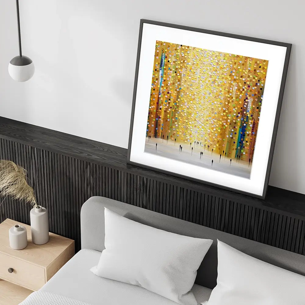 Dusks Embrace Square Framed Art Print Dusks Embrace Square Framed Art Print wall art product Ekaterina Ermilkina