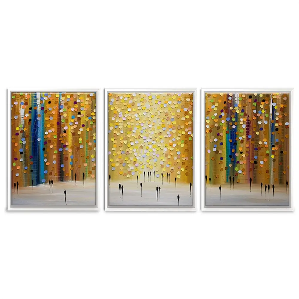 Dusks Embrace Trio Canvas Print Dusks Embrace Trio Canvas Print wall art product Ekaterina Ermilkina