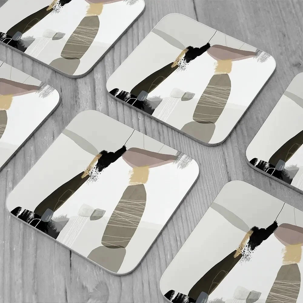 Dynamic Arrangement Coaster Set Dynamic Arrangement Coaster Set wall art product Roberto Moro