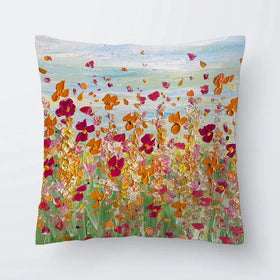 Early Autumn Flowers Cushion Early Autumn Flowers Cushion wall art product Charlotte Anna Reed