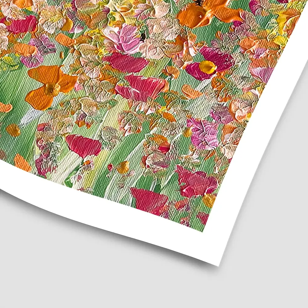 Early Autumn Flowers Square Art Print Early Autumn Flowers Square Art Print wall art product Charlotte Anna Reed