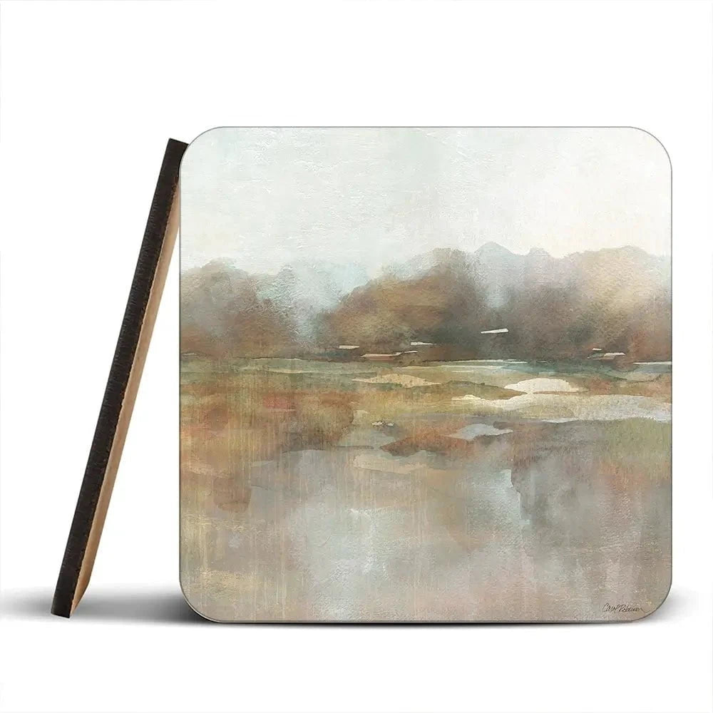 Early Fall Reflections Coaster Set Early Fall Reflections Coaster Set wall art product Carol Robinson