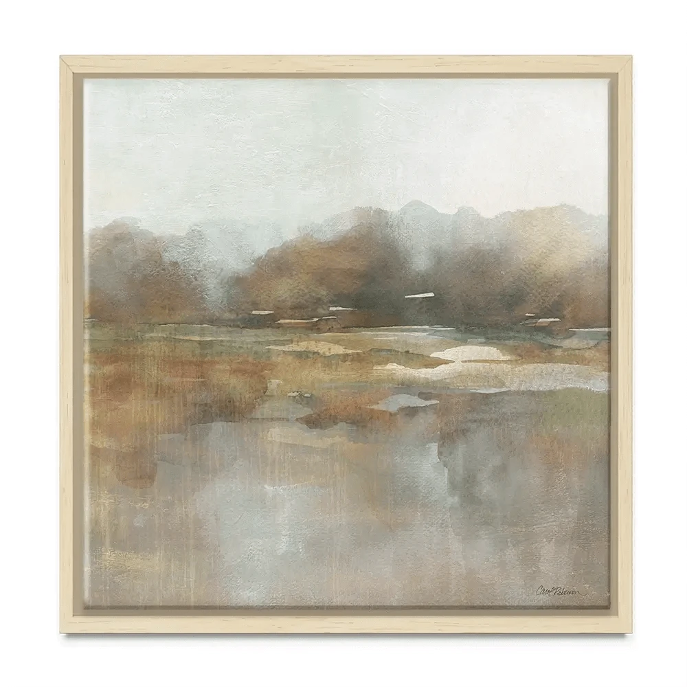 Early Fall Reflections Square Canvas Print Early Fall Reflections Square Canvas Print wall art product Carol Robinson