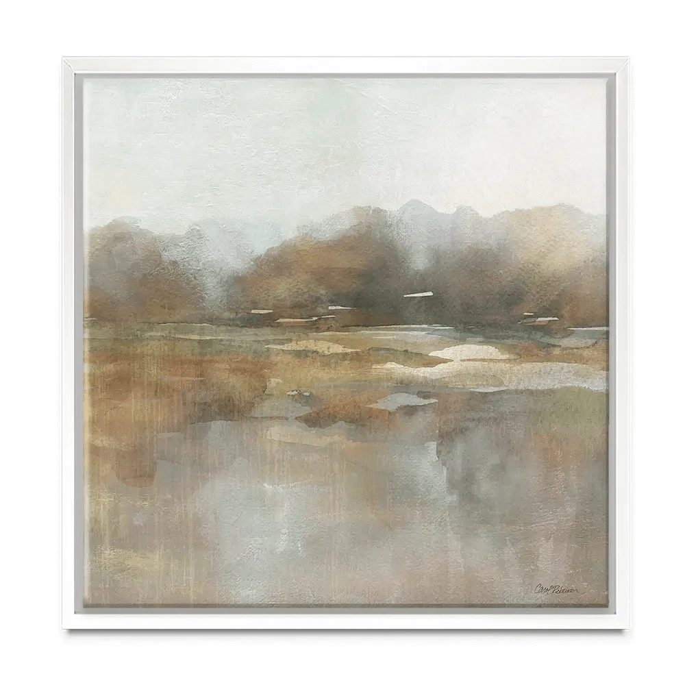 Early Fall Reflections Square Canvas Print Early Fall Reflections Square Canvas Print wall art product Carol Robinson