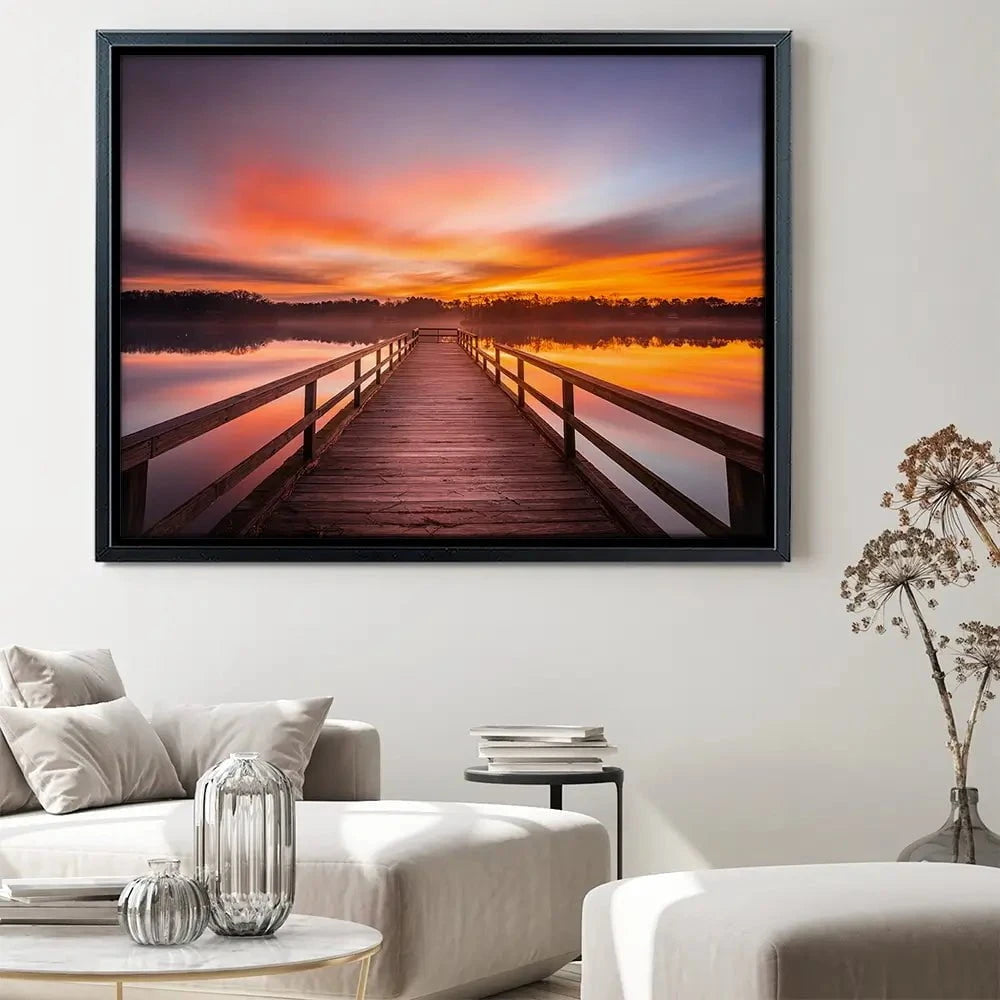 Early Morning Sunrise Canvas Print Early Morning Sunrise Canvas Print wall art product traveler jordan / Shutterstock