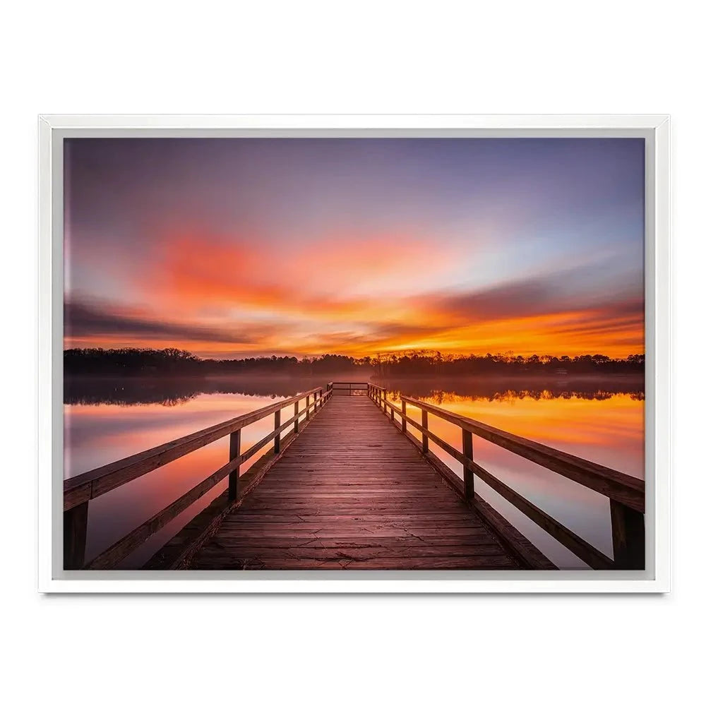 Early Morning Sunrise Canvas Print Early Morning Sunrise Canvas Print wall art product traveler jordan / Shutterstock