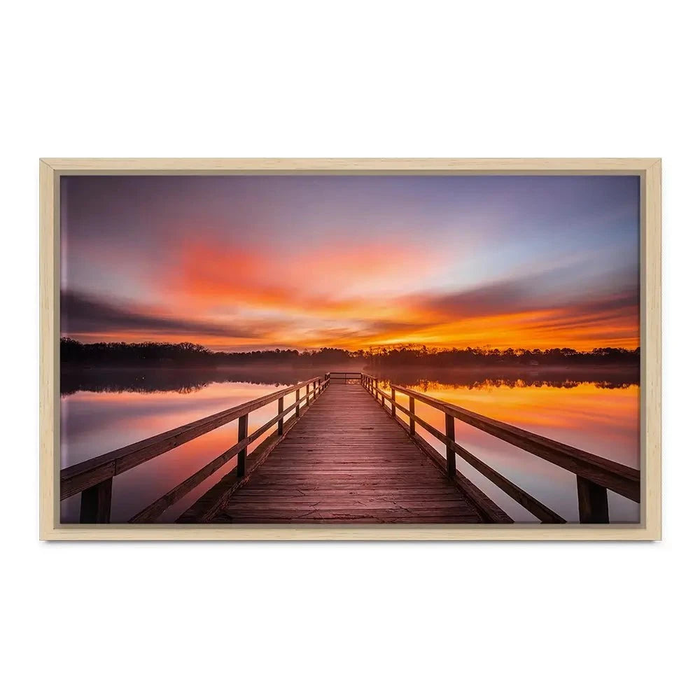 Early Morning Sunrise Canvas Print Early Morning Sunrise Canvas Print wall art product traveler jordan / Shutterstock