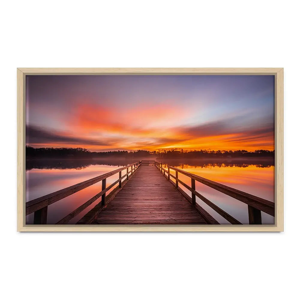 Early Morning Sunrise Oversized Canvas Print Early Morning Sunrise Oversized Canvas Print wall art product traveler jordan / Shutterstock