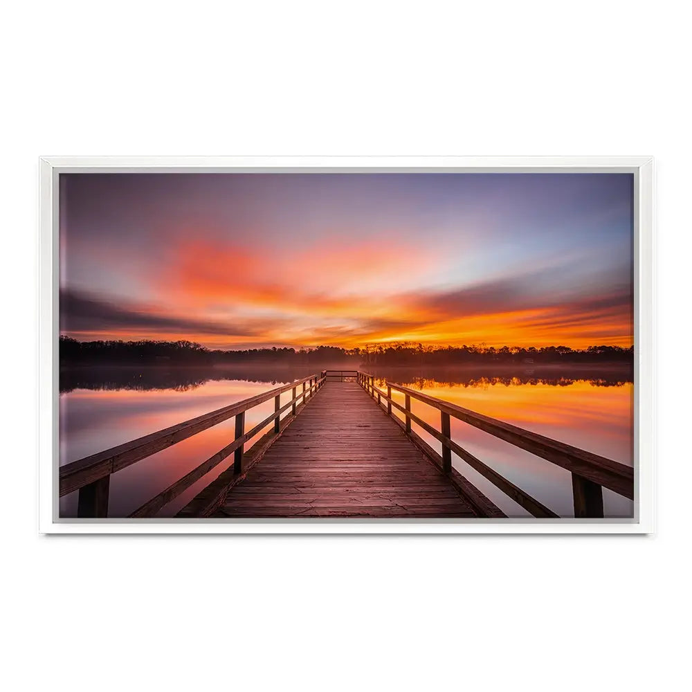 Early Morning Sunrise Oversized Canvas Print Early Morning Sunrise Oversized Canvas Print wall art product traveler jordan / Shutterstock