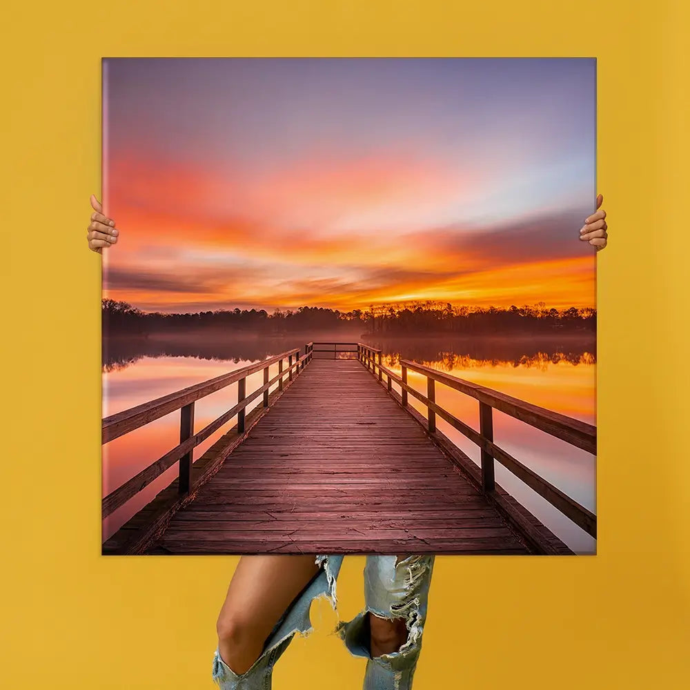 Early Morning Sunrise Oversized Canvas Print Early Morning Sunrise Oversized Canvas Print wall art product traveler jordan / Shutterstock