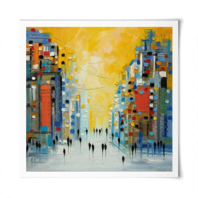 Early Sunset Square Art Print Early Sunset Square Art Print wall art product Ekaterina Ermilkina