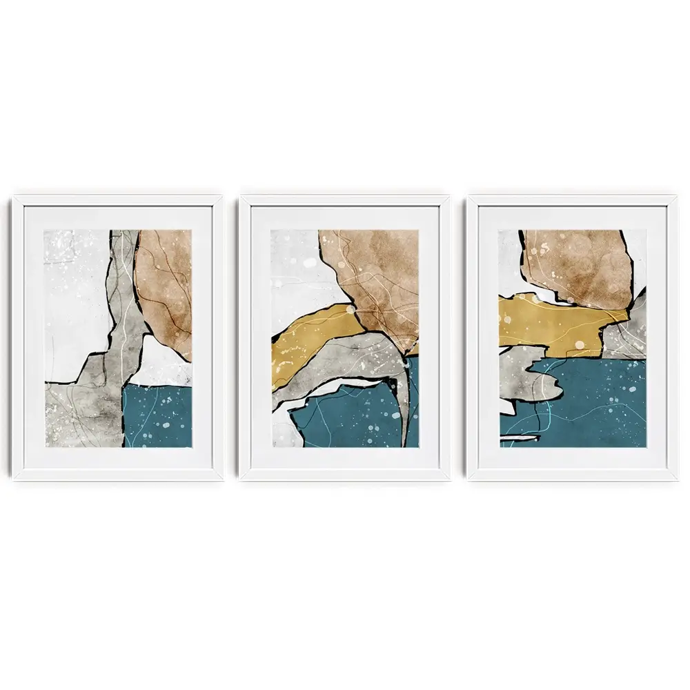 Earth Journey Framed Art Print Trio Earth Journey Framed Art Print Trio wall art product Art Print Shop