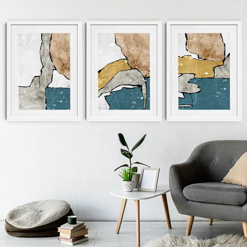 Earth Journey Framed Art Print Trio Earth Journey Framed Art Print Trio wall art product Art Print Shop