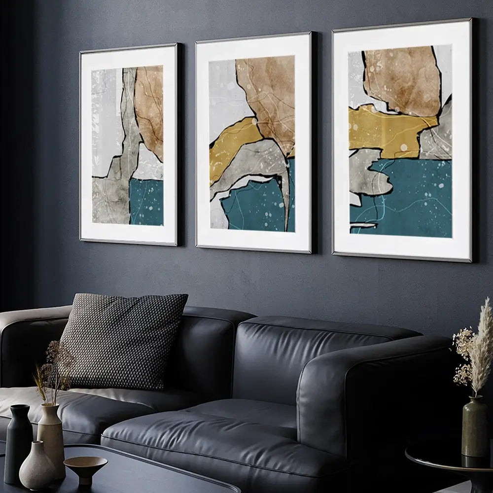 Earth Journey Framed Art Print Trio Earth Journey Framed Art Print Trio wall art product Art Print Shop