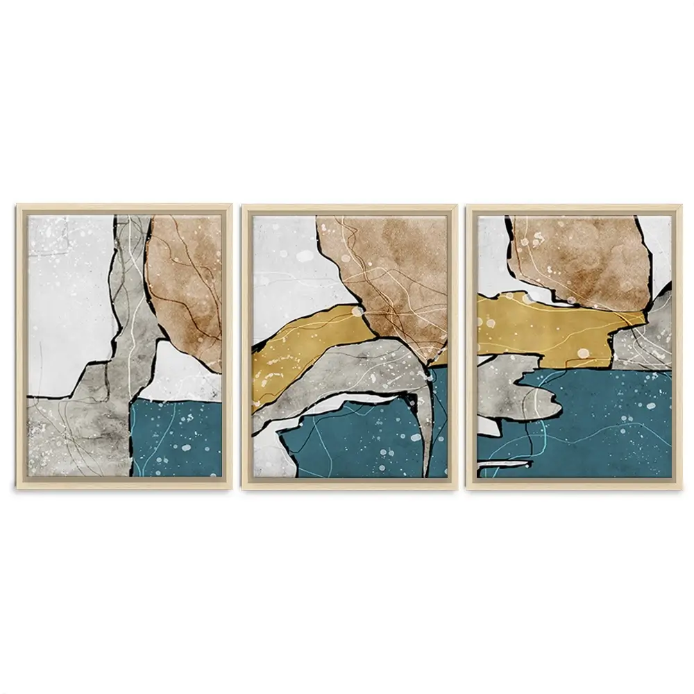 Earth Journey Trio Canvas Print Earth Journey Trio Canvas Print wall art product Art Print Shop