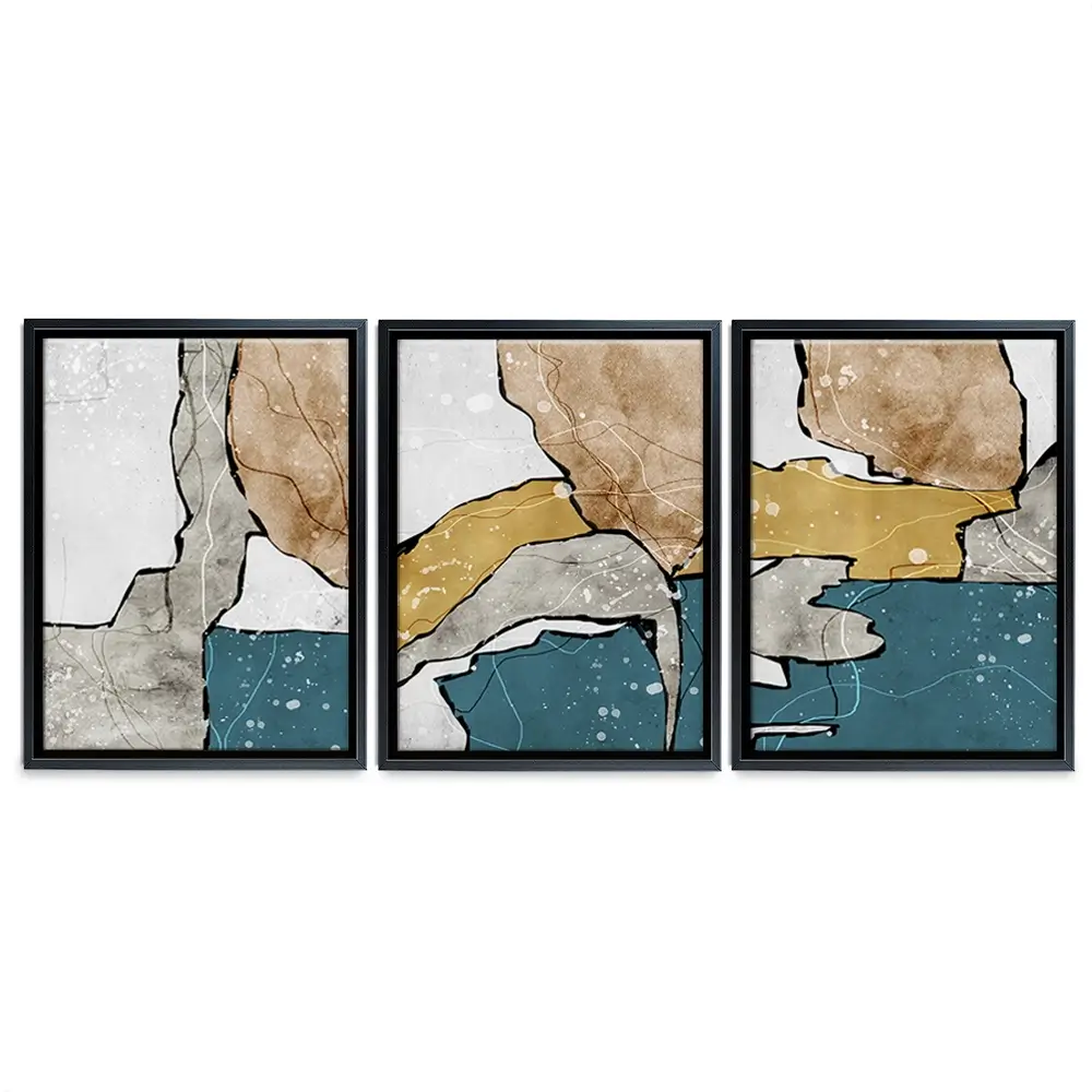 Earth Journey Trio Canvas Print Earth Journey Trio Canvas Print wall art product Art Print Shop
