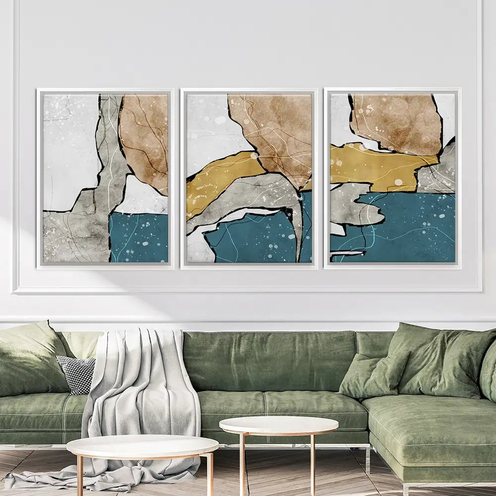Earth Journey Trio Canvas Print Earth Journey Trio Canvas Print wall art product Art Print Shop