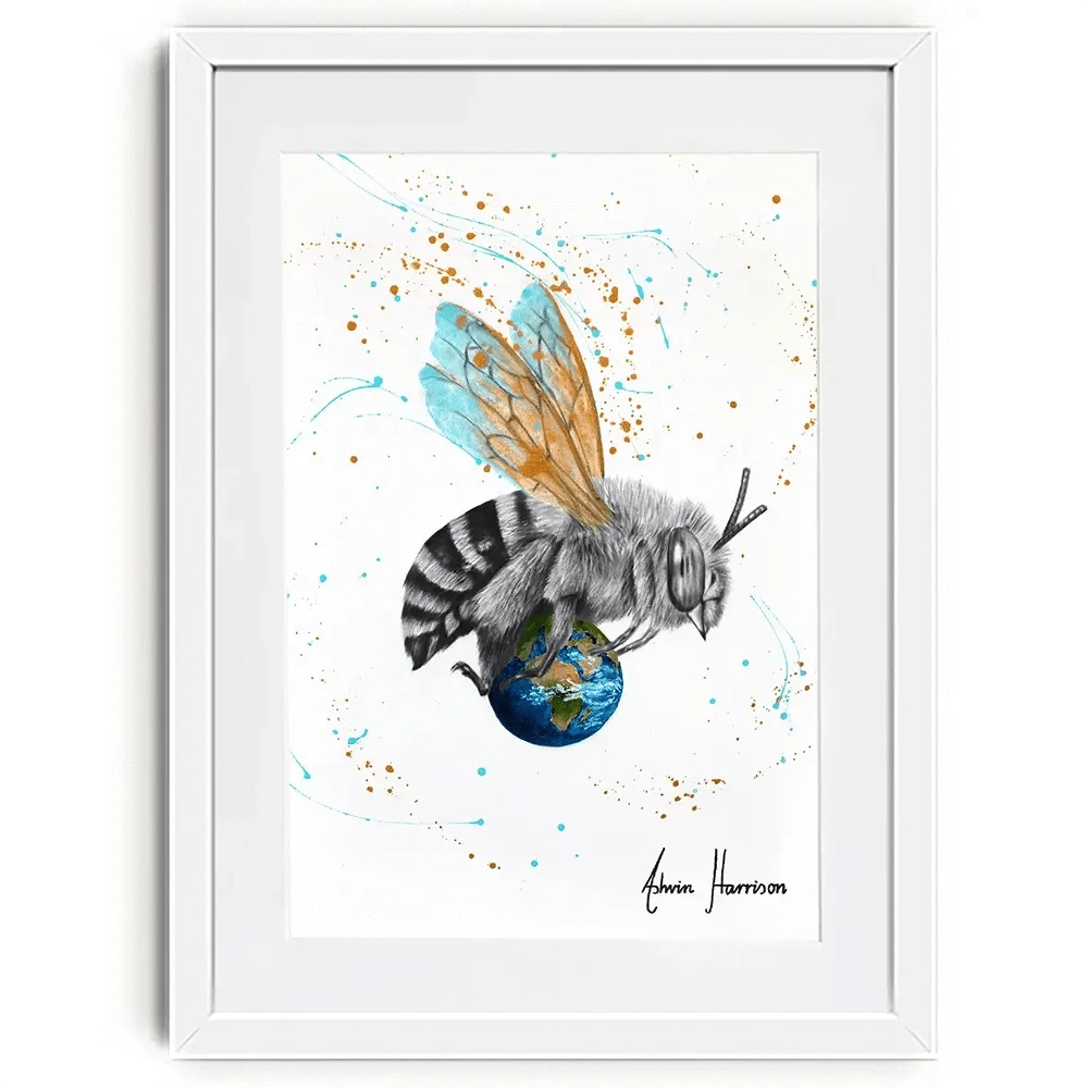Earth To Bee Framed Art Print Earth To Bee Framed Art Print wall art product Ashvin Harrison