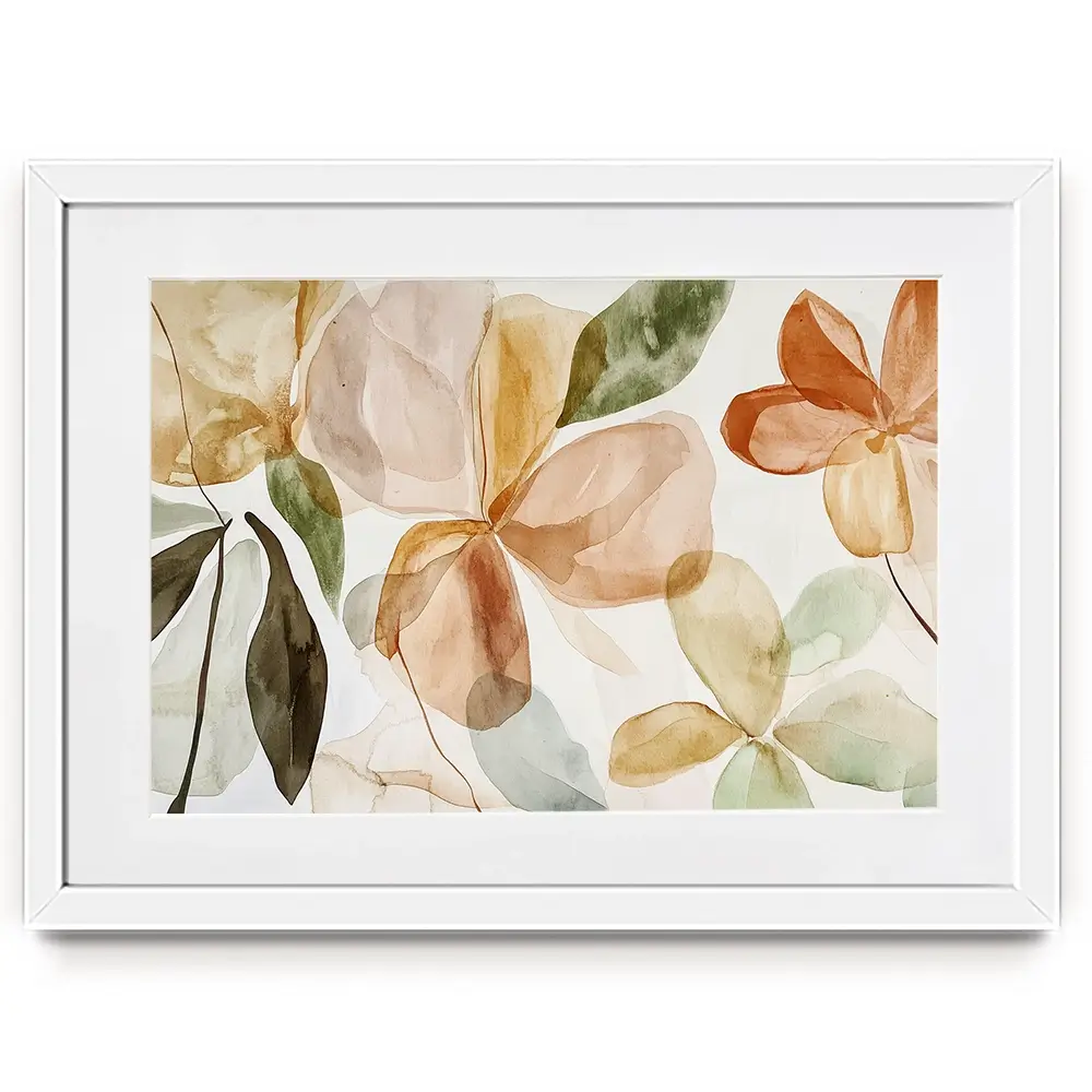 Earthy Blooms 5 Framed Art Print Earthy Blooms 5 Framed Art Print wall art product Treechild
