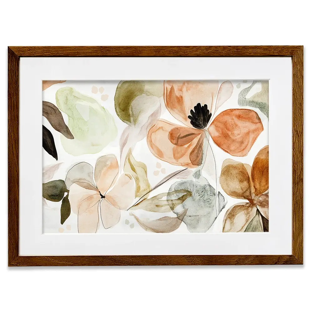 Earthy Blooms 6 Framed Art Print Earthy Blooms 6 Framed Art Print wall art product Treechild
