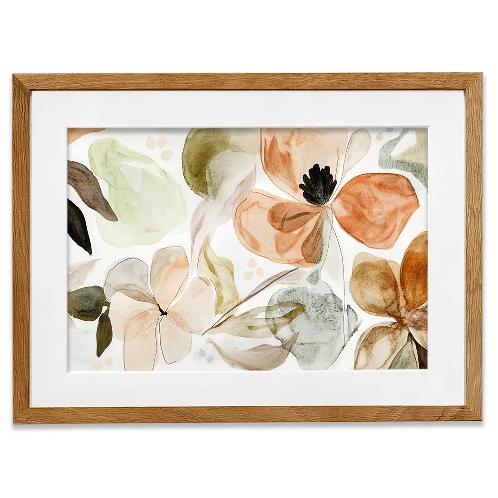 Earthy Blooms 6 Framed Art Print Earthy Blooms 6 Framed Art Print wall art product Treechild